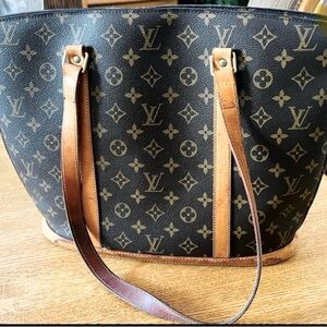 Louis Vuitton Brown Babylone Monogram Canvas Tote Bag